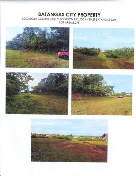 Batangas City lands. Lots for sale in Batangas City.